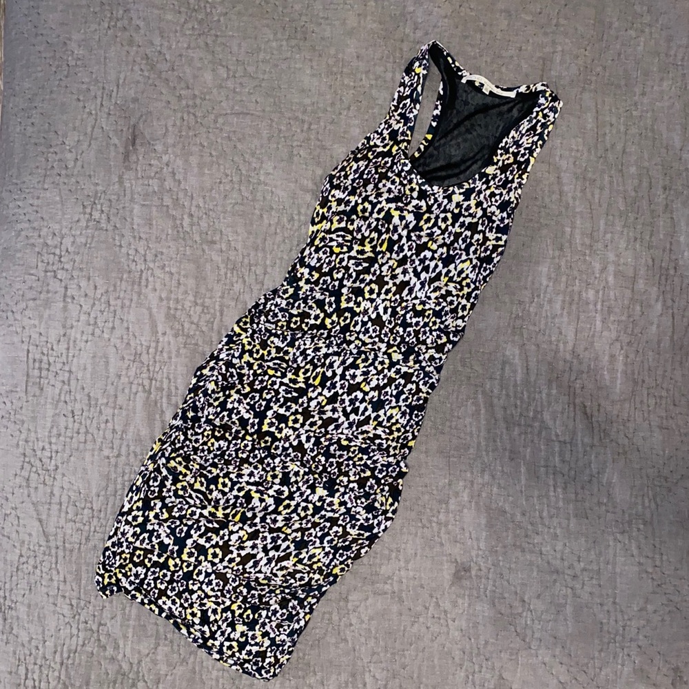 Rachel by Rachel Roy Floral Ruched Bodycon Dress
